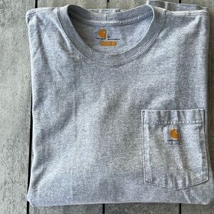 Carhartt Heather Gray Pocket T-Shirt XL